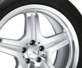 AMG light-alloy wheels, Styling VI, painted silver, high-sheen surface